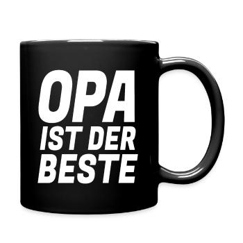 Grandpa is the best - Full Colour Mug - black - Right