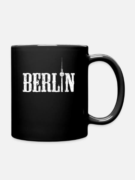 Berlin - Full Colour Mug - black