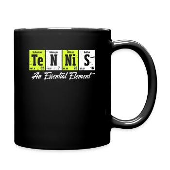Tennis - Mug uni - noir - Droite