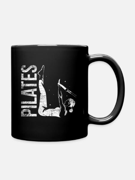 Pilates gift - Full Colour Mug - black
