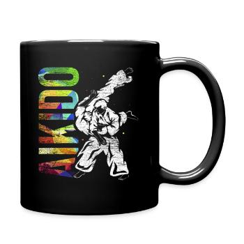 Cadeau d'aïkido - Mug uni - noir - Droite