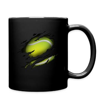 Tennis Tennis Ball Tennis Player Sport Sport - Mug uni - noir - Droite