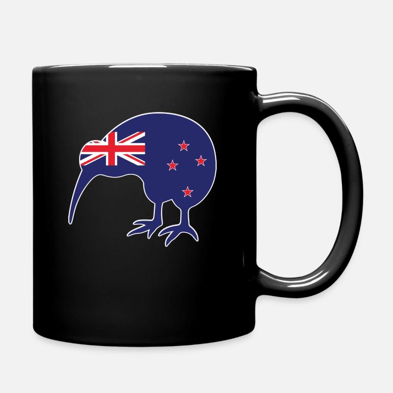 Neuseeland - Tasse einfarbig - Schwarz