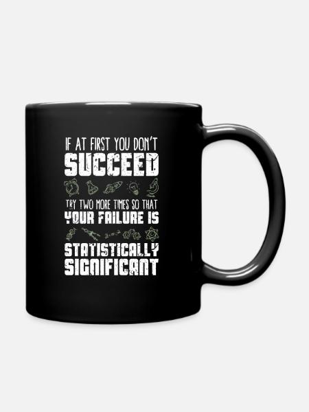 science - Full Colour Mug - black