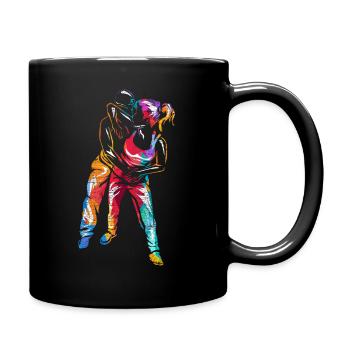 Krav Maga Gift - Full Colour Mug - black - Right