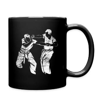 Krav Maga - Full Colour Mug - black - Right