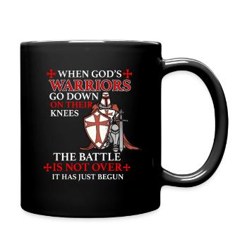 Christentum Geschenk - Tasse einfarbig - Schwarz - Rechts