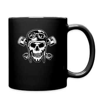 Ride Biker TShirt - Tasse einfarbig - Schwarz - Rechts