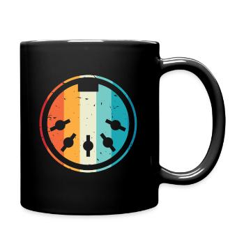 MIDI Kabel Synthesizer Elektronische Musik - Tasse einfarbig - Schwarz - Rechts