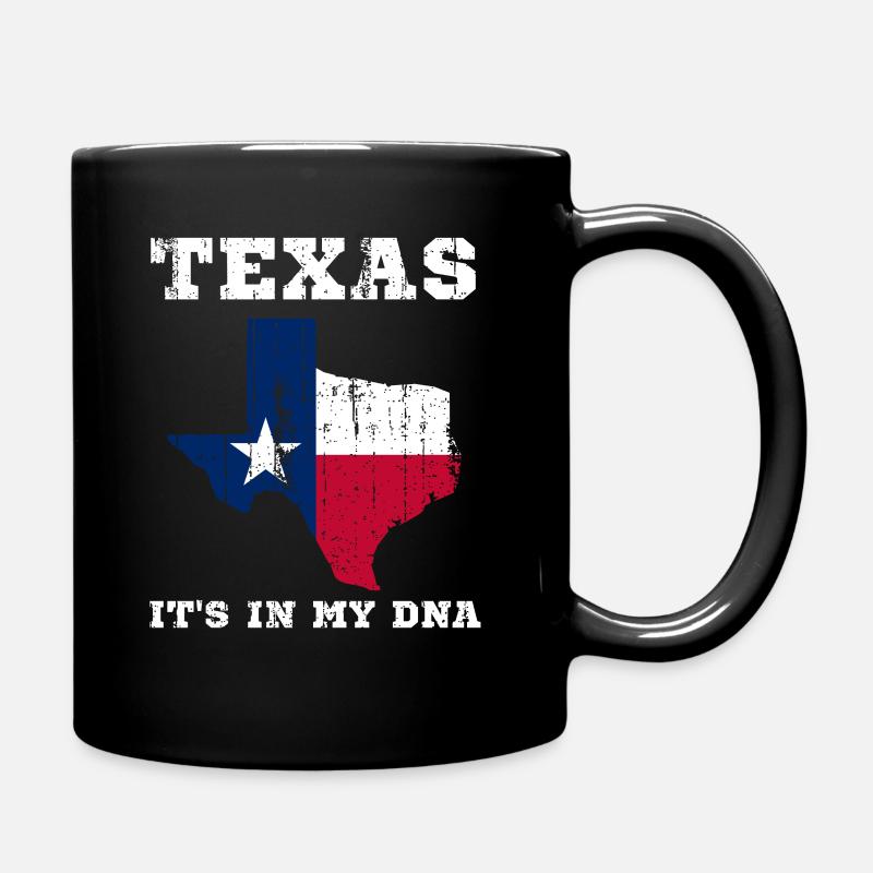 Texas USA - Tasse einfarbig - Schwarz