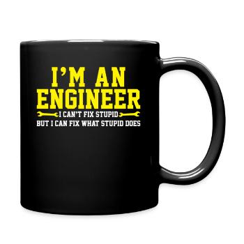 Ingénieur ingénieur - Mug uni - noir - Droite