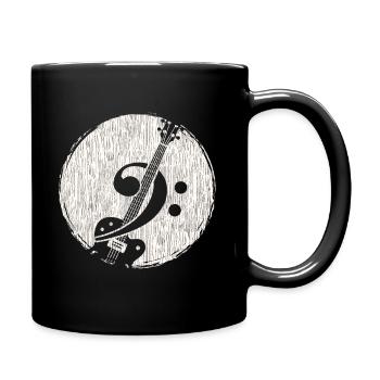 Bassgitarre - Tasse einfarbig - Schwarz - Rechts