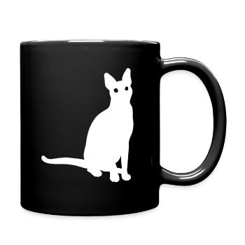 German Rex Geschenk - Tasse einfarbig - Schwarz - Rechts
