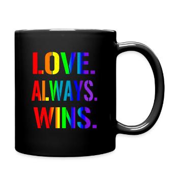 Gay Pride Gift - Full Colour Mug - black - Right