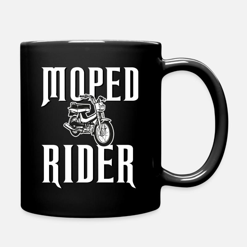 Moped Rider Mofa - Tasse einfarbig - Schwarz
