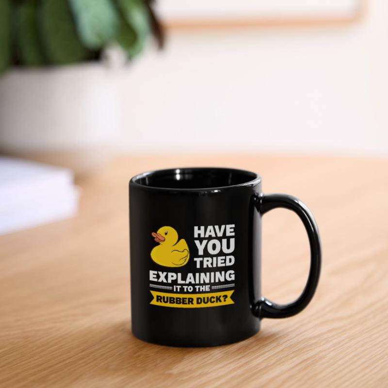 Programmer rubber duck debug Full Colour Mug