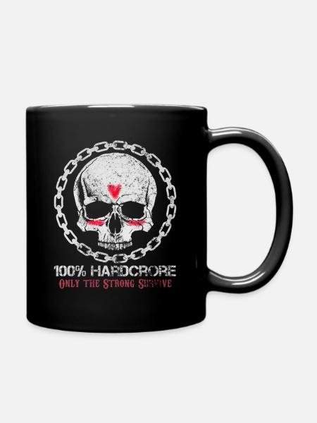 Speedcore Techno Industrial Festival Geschenk - Tasse einfarbig - Schwarz