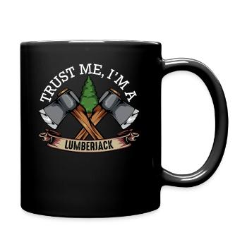 lumberjack - Full Colour Mug - black - Right