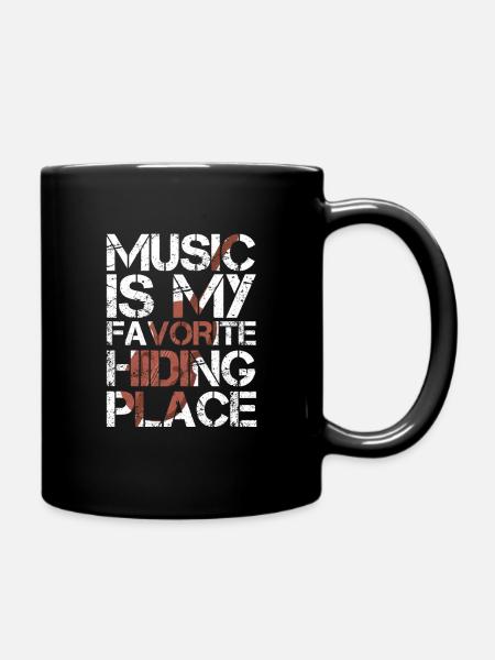 Violine - Tasse einfarbig - Schwarz