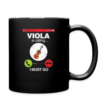 Viola - Mug uni - noir - Droite