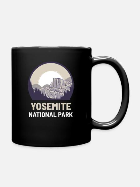 Yosemite Nationalpark - Tasse einfarbig - Schwarz