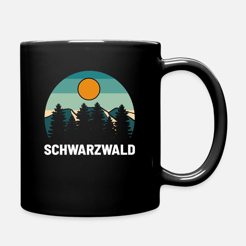 Schwarzwald Schwarzwald Deutschland - Tasse einfarbig - Schwarz