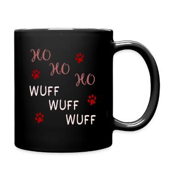 Christmas dog Christmas dog - Full Colour Mug - black - Right