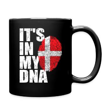 Denmark Danish - Full Colour Mug - black - Right