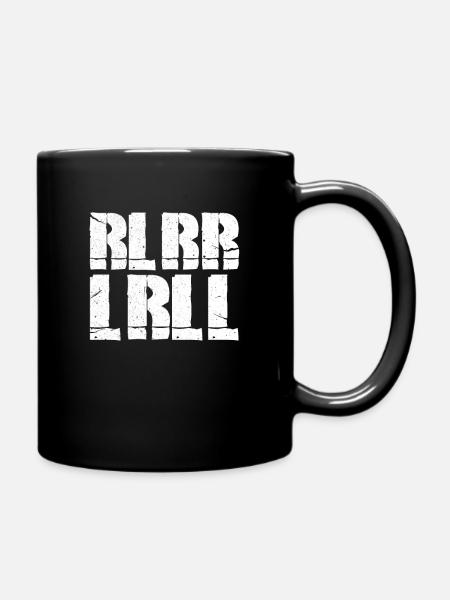 Drums RLRR Drummer Cadeau de batteur - Mug uni - noir