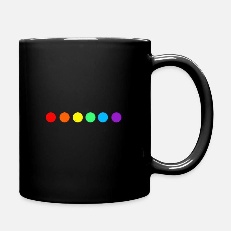 Gay Pride Geschenk - Tasse einfarbig - Schwarz