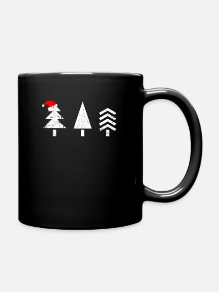 Sapin de Noël Sapin de Noël - Mug uni - noir