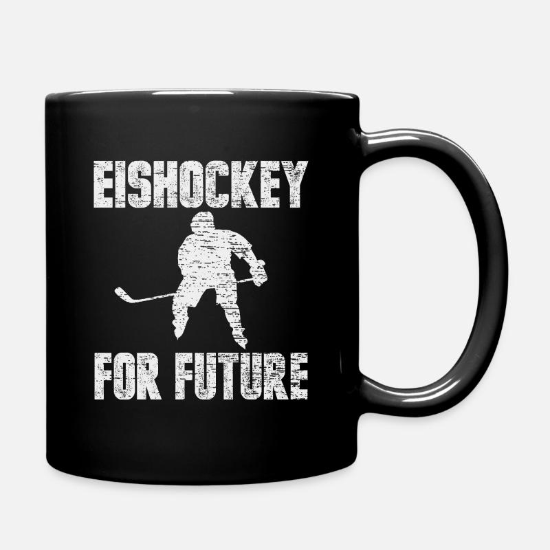Eishockey - Tasse einfarbig - Schwarz