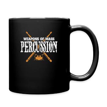 Drummer drummer drums band gift - Full Colour Mug - black - Right