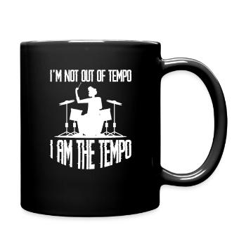 Drummer drummer drums band gift - Full Colour Mug - black - Right