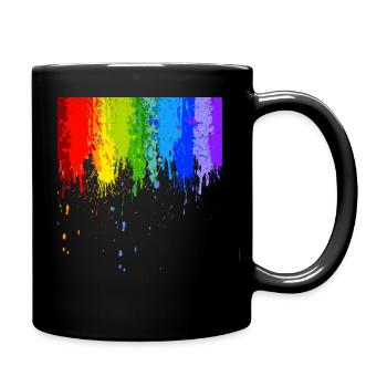 Gay Pride Gift - Full Colour Mug - black - Right