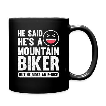 Sarcastic Electric Bike - Devis design pour vélo électrique - Mug uni - noir - Droite