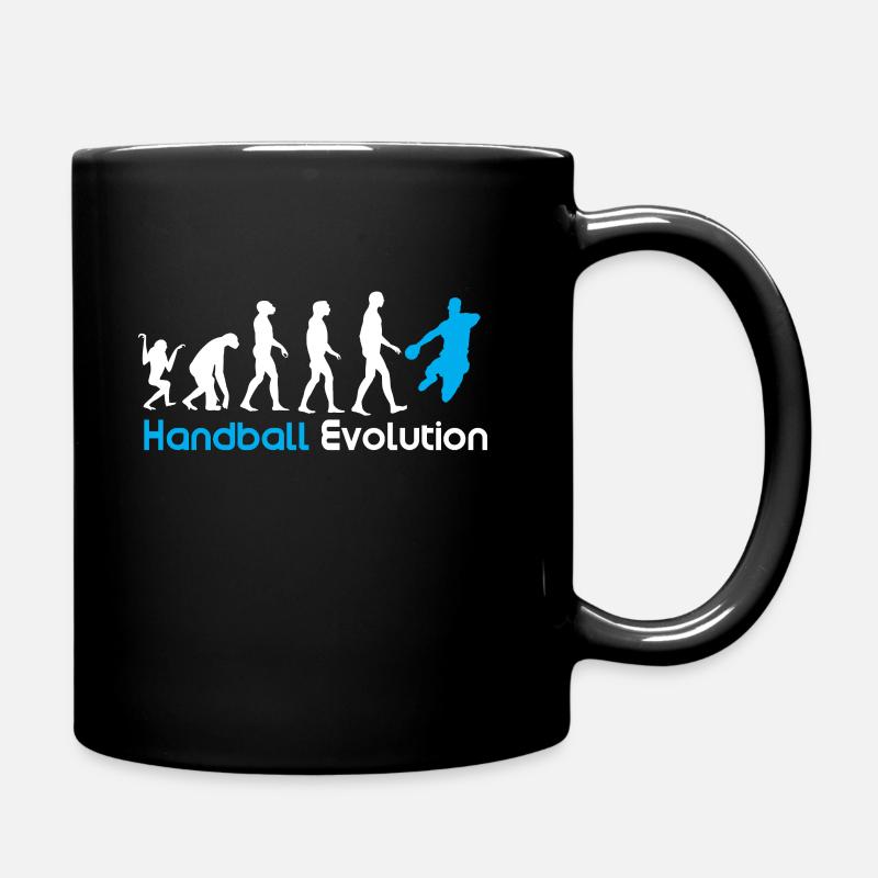 Evolution du handball - Mug uni - noir