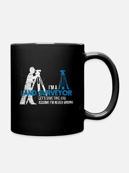 Cadeau d'arpenteur - Mug uni - noir