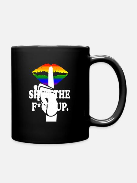 Gay Pride Gift - Full Colour Mug - black