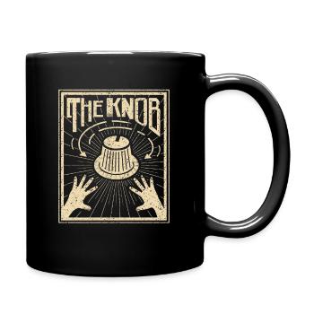 Funny Knob for Dj and synthesizer player - Full Colour Mug - black - Right