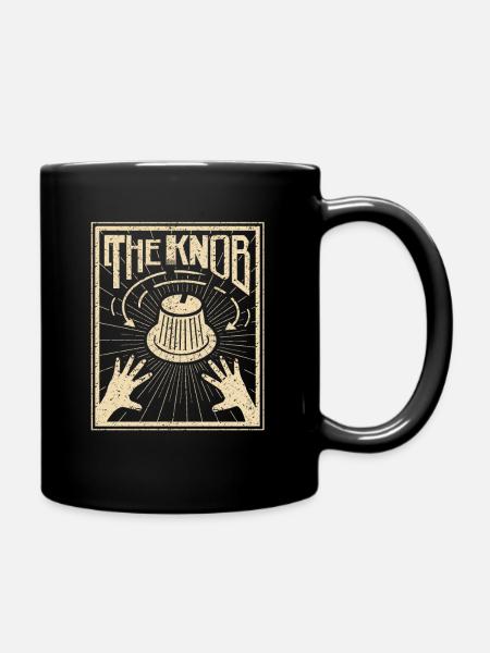 Funny Knob pour Dj et synthétiseur - Mug uni - noir