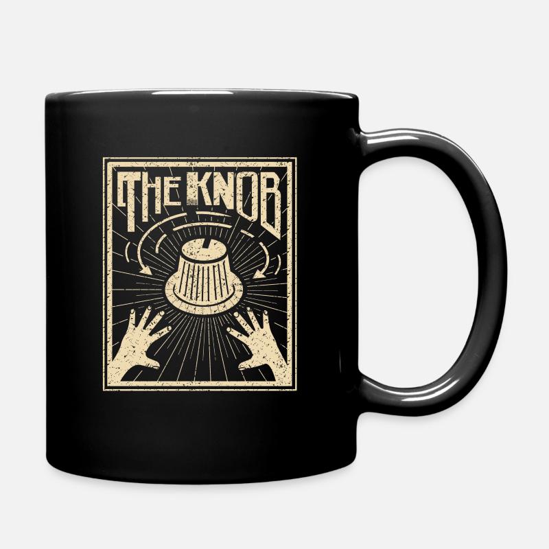 Funny Knob pour Dj et synthétiseur - Mug uni - noir