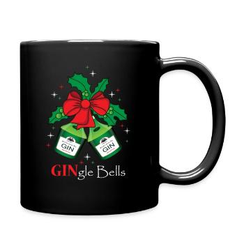 Gin Alcool Gingle Bells - Mug uni - noir - Droite
