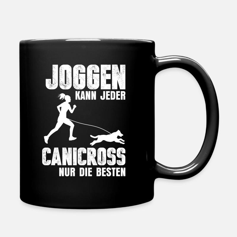 Joggen Canicross - Tasse einfarbig - Schwarz