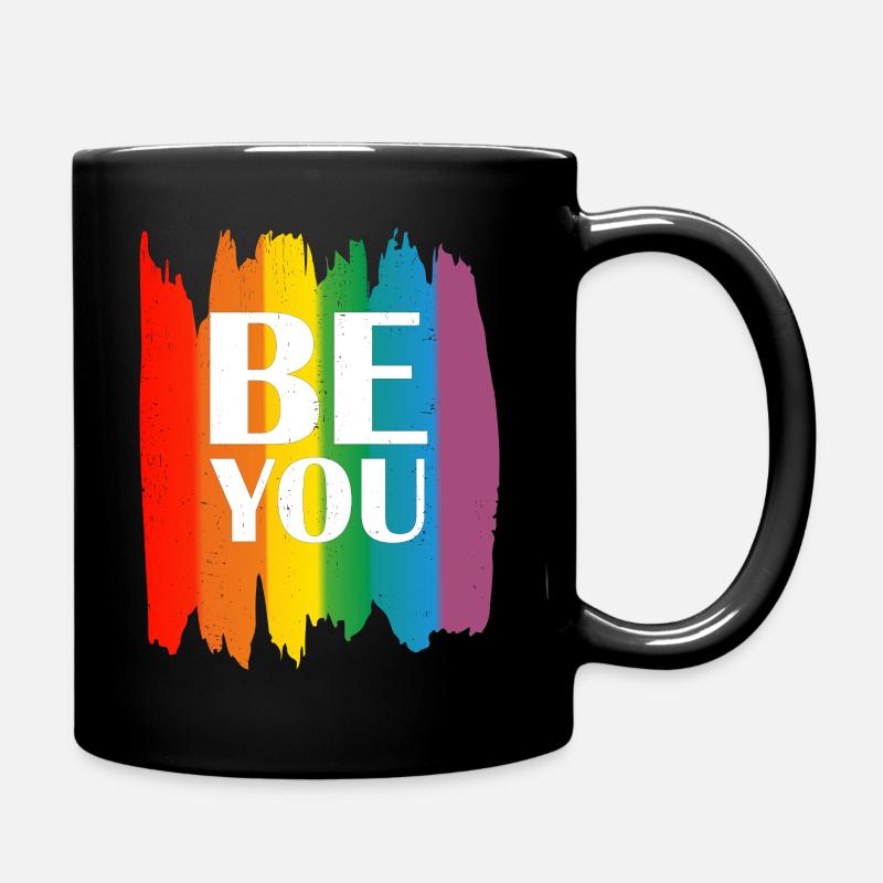 Gay Pride Geschenk - Tasse einfarbig - Schwarz