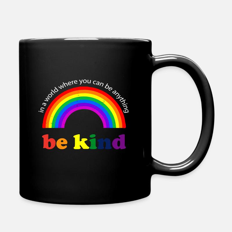Gay Pride Geschenk - Tasse einfarbig - Schwarz
