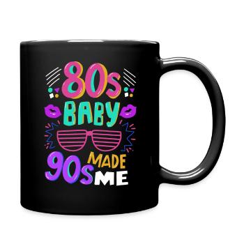 80s baby - Full Colour Mug - black - Right