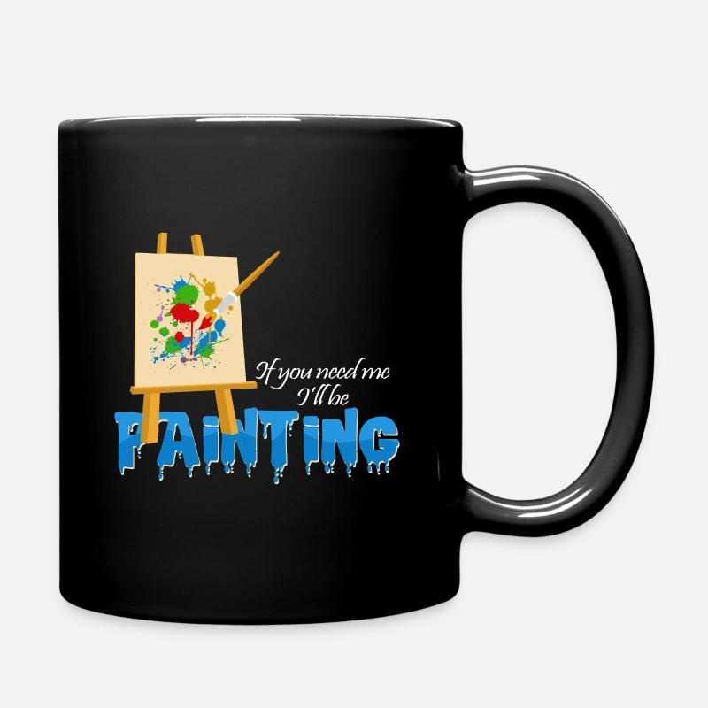 Künstler - Tasse einfarbig - Schwarz