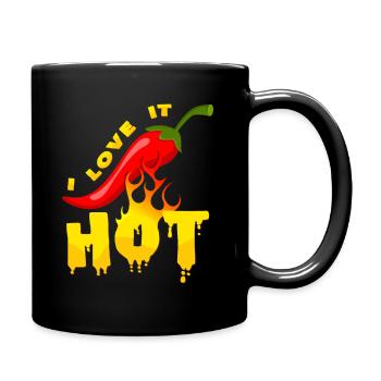 pepperoni - Mug uni - noir - Droite