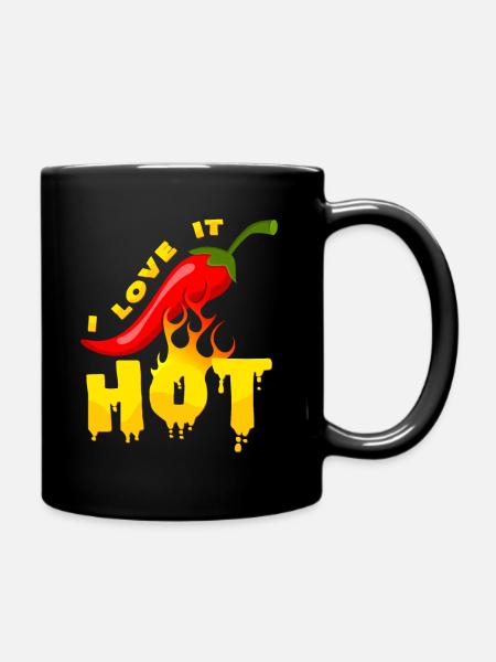 Pepperoni - Tasse einfarbig - Schwarz
